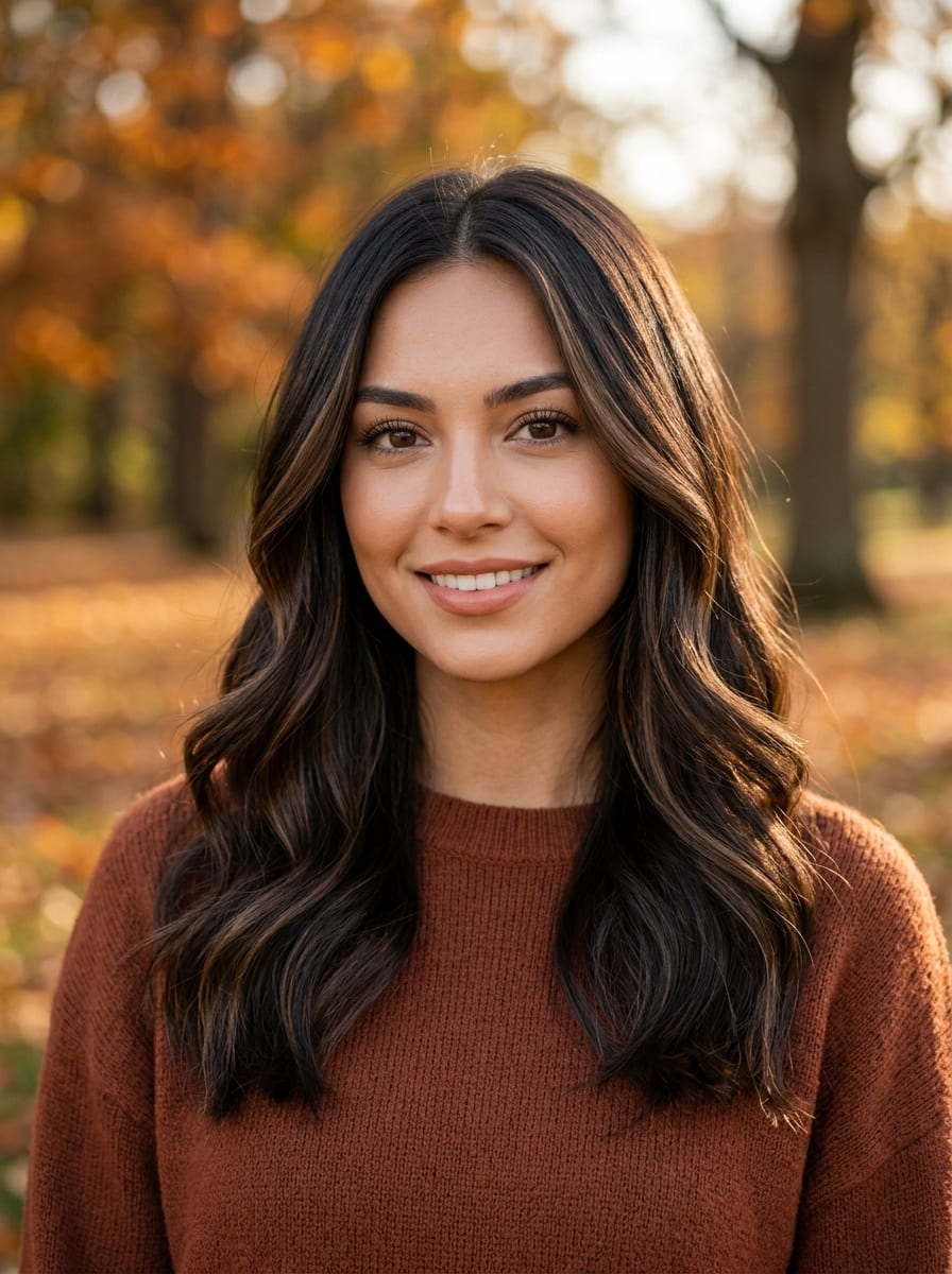 Espresso mit Mocha Highlights - Herbst Haarfarbe 2026